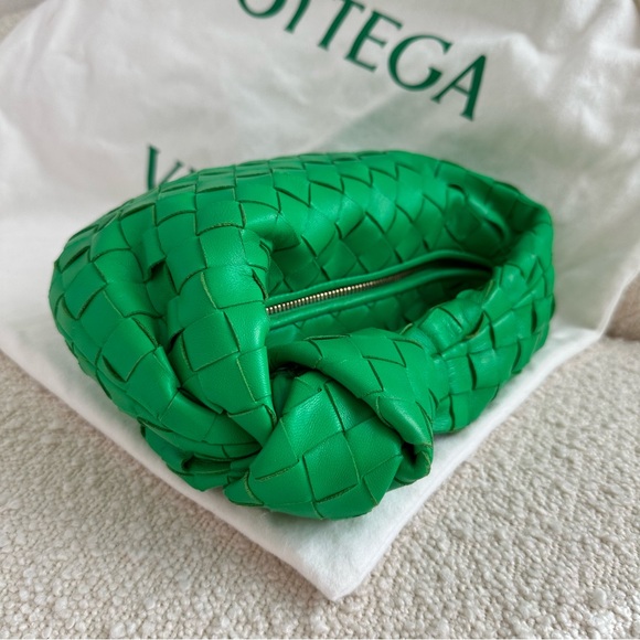 Bottega Veneta Nappa Intrecciato Mini Jodie Parakeet Green Handbag - Picture 4 of 15